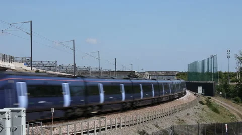 Javelin - High speed train Stock Footage 5164647