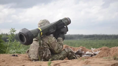 Javelin Missile Stock Footage 296697721