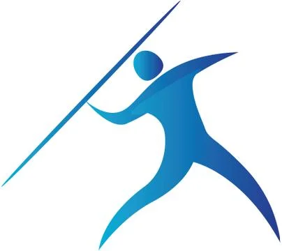 Javelin throw Illustrazione stock