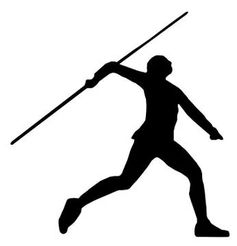 Javelin thrower Stock Illustration