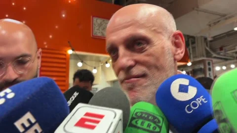 Javier Tebas: "If we play as we know how, the referee will go unnoticed", Nueva  Stock Footage 340107206