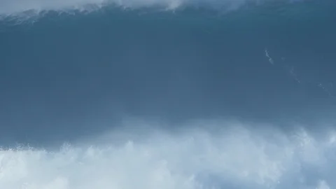 Jaws Huge waves Stock Footage 100998531