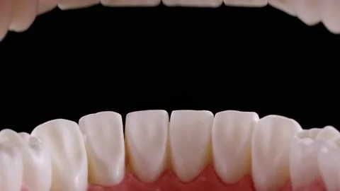 Jaws opening inside view flying out 動画素材 139684563