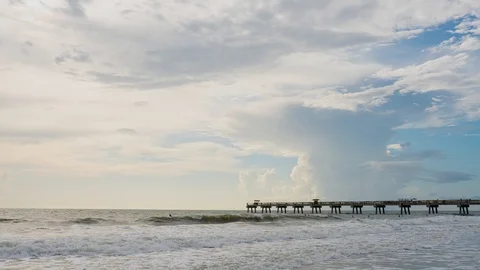 Jax Pier timelapse 動画素材 115257801