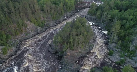 Jay Cooke North Bridge - 23s - 4k30fps 1 Stock Footage 94751601