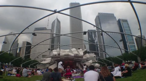 Jay Pritzker Pavilion Stock Footage 67500716