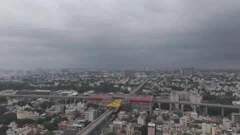Jaydeva Hospital Red Line Metro Bangalore Stock Footage 311972608
