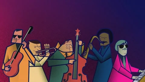 Jazz band Stock Footage 267803968