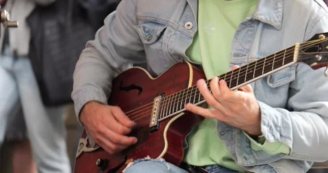The  jazz band performs in Jackson Square in the New Orleans French Quarter Stock Footage 268760458