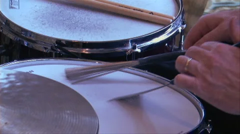 Jazz Drums w:sound 库存影片 1182571