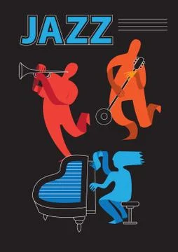 Jazz festival. Stock Illustration