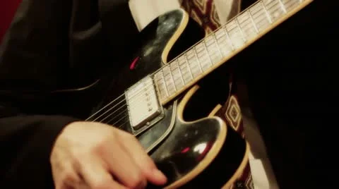 Jazz Guitar Video stock 20531434
