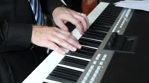 Jazz Keyboard HD Video stock 3673839