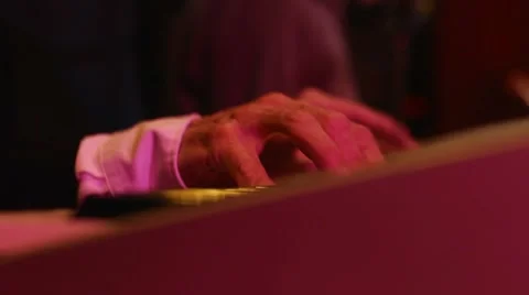 Jazz p hands-pond 5 Video stock 8667304