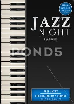 Jazz Poster PSD Template