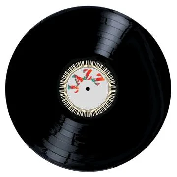 Jazz record Stock Illustration