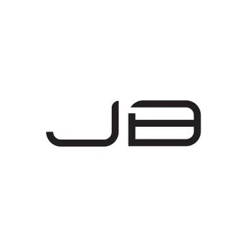 Jb initial letter vector logo icon Stock-Illustration