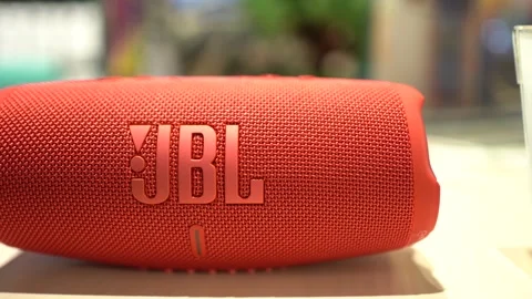 Jbl charge 5 red Stock Footage 244320617