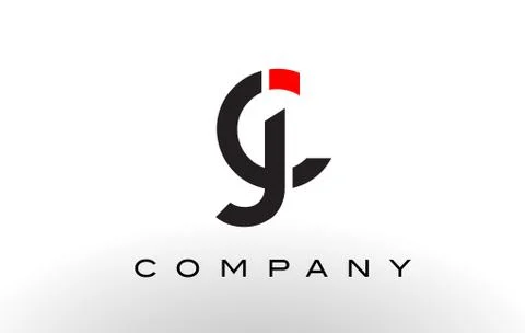 JC Logo.  Letter Design Vector. Stock Illustration