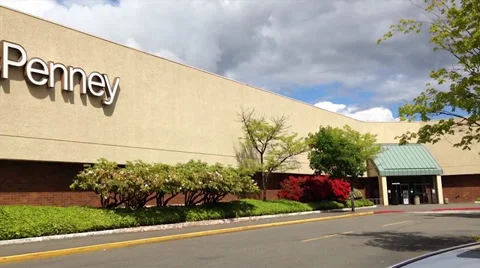 JC Penney Store With Logo 2 Stock Footage 38371664