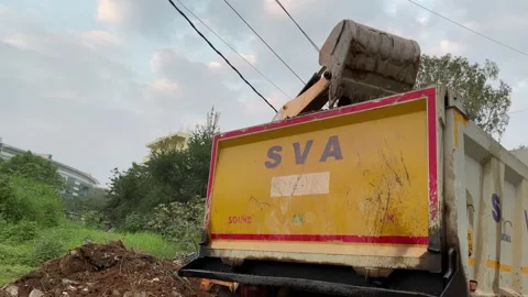 Jcb excavator machine in action Vídeos de archivo 167700218
