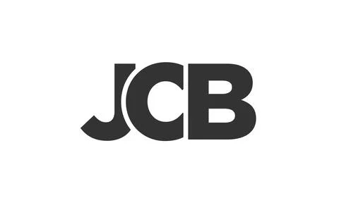 JCB logo design template with strong and modern bold text. Initial based ve.. Stock Illustration