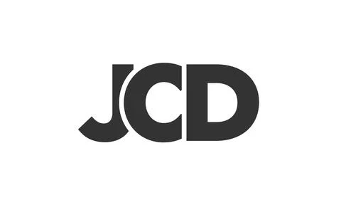 JCD logo design template with strong and modern bold text. Initial based ve.. Stock Illustration
