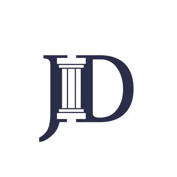 JD Law Logo Stock Illustration