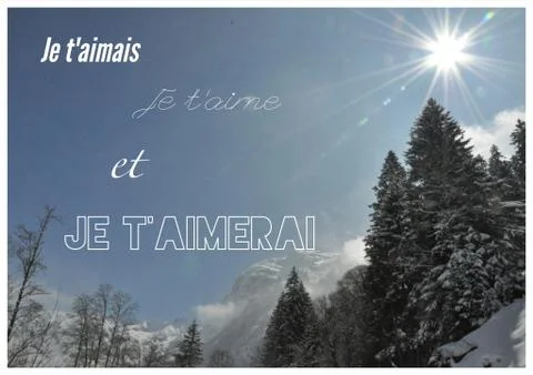 Je t'aime Stock Photos