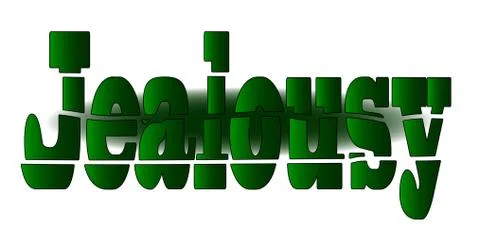 Jealousy Illustrazione stock