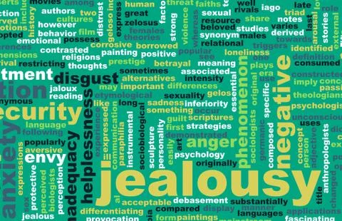 Jealousy Stock Illustration