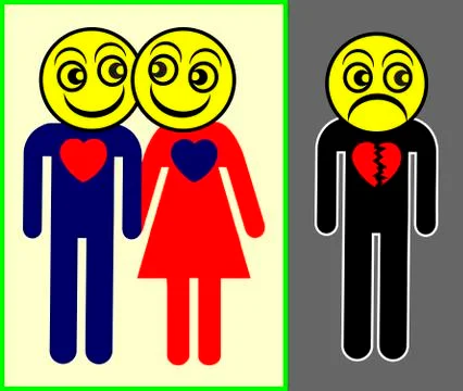 Jealousy Stock Illustration