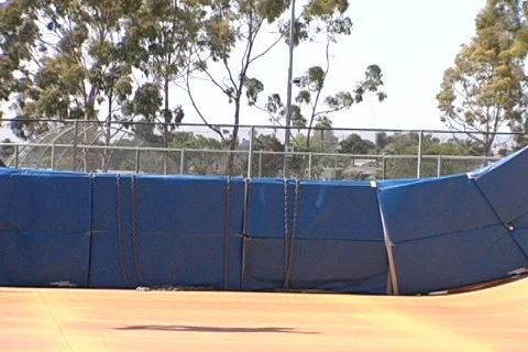 Jean Postec skate YMCA Stock Footage 153216