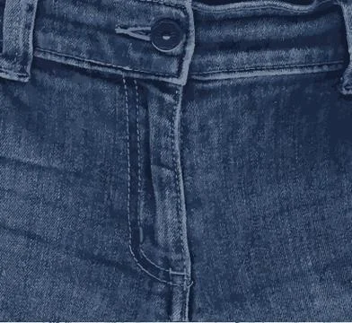 Jean zipper Stock Illustration