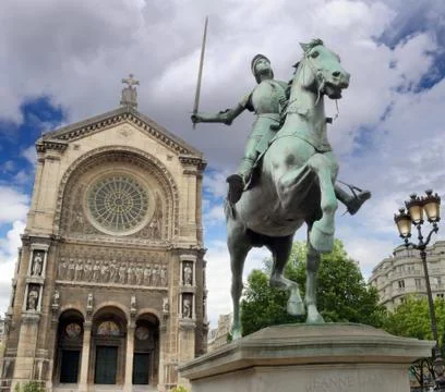 Jeanne d'arc. Stock Photos