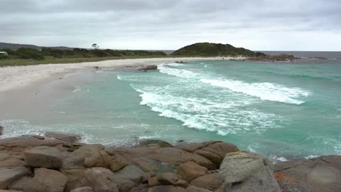 Jeanneret Beach 動画素材 201052384