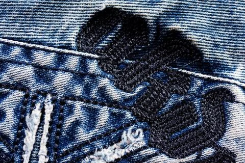 Jeans background Stock Photos