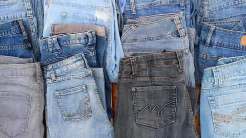 Jeans background Stock Photos