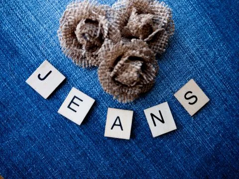 Jeans Background Foto stock