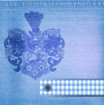 Jeans background Vector Illustrazione stock