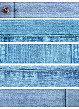 Jeans banners Stock Illustration