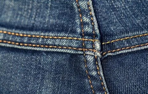 Jeans Blue Macro Stock Photos