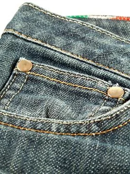 Jeans closeup Stock-Fotos