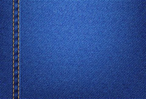 Jeans denim texture pattern, apparel background Stock Illustration