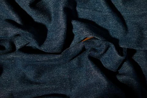 Jeans fabric texture background. Stock Photos