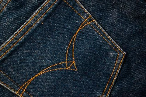 Jeans fabric texture background. Stock Photos