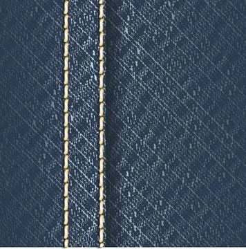 Jeans fabric texture Stock Illustration
