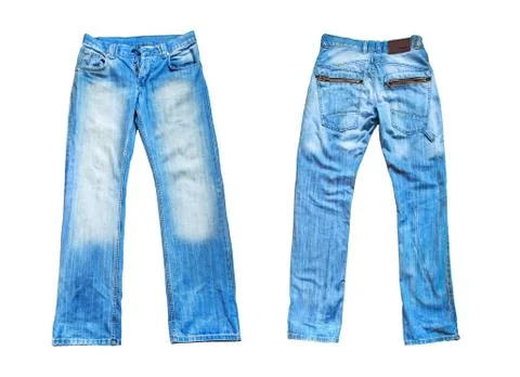 Jeans isolated Stock Photos