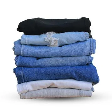 Jeans isolated Stock Photos