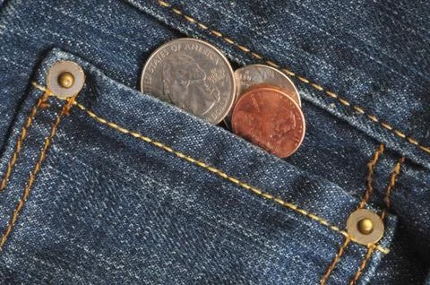 Jeans macro Stock Photos